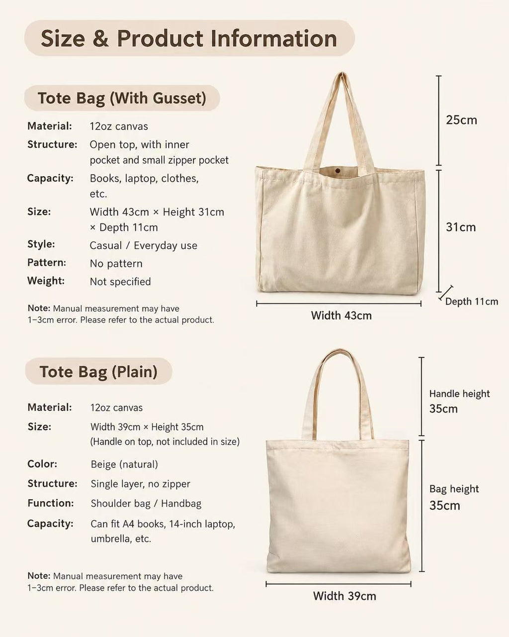 Custom Pet Canvas Bags | Zipper Version & Button Version