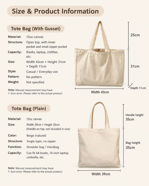 Custom Pet Canvas Bags | Zipper Version & Button Version